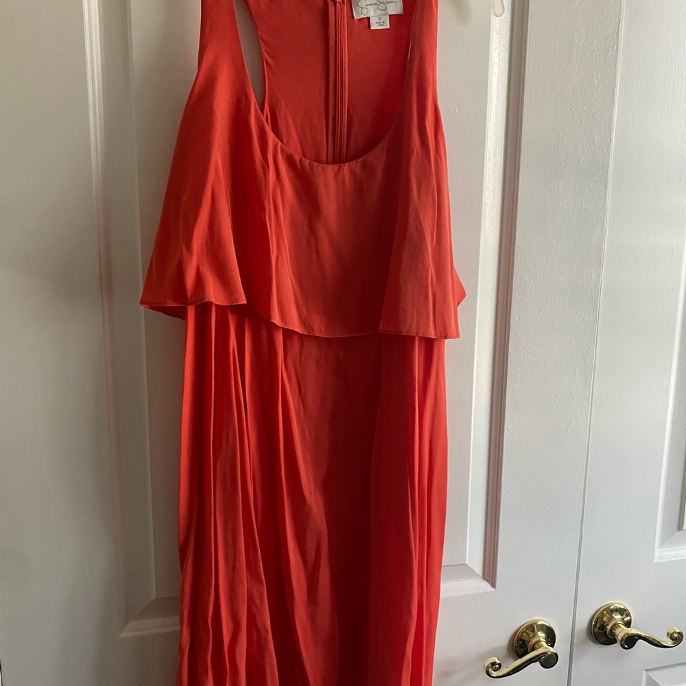 Jessica Simpson Vibrant Orange Dress